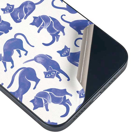 Blue Cats by Cat Coq iPhone Skins
